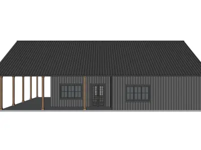 Barndominium House 003-Archimple LLC 3D model