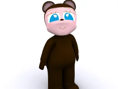  Bear Kid 3D model