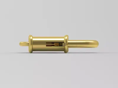 Gold Lock Lovers Lock Design Model gl0018 3D print model