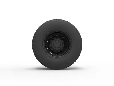  Rear wheel from truck 3D print model