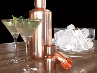 viv martini set 3D model