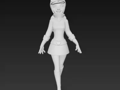 Wacky Races - Penelope Pitstop 3D print model