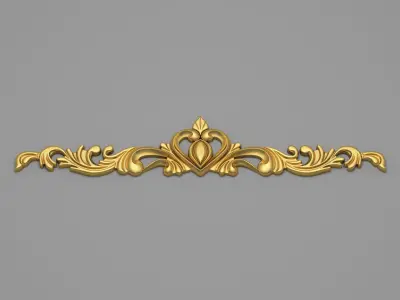 Classic Carved 010 3D model purchase