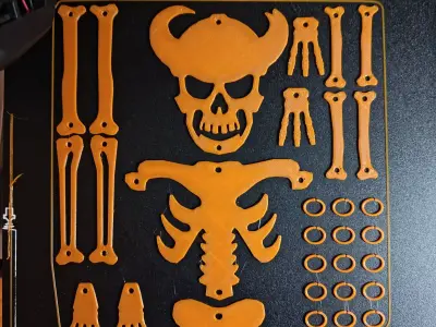 Hanging Skeleton decoration-3D Printable STL Files 3D print model