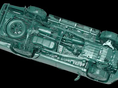 Mitsubishi Triton L200 DC series Native Exterior 3D Scan 2019 3D model