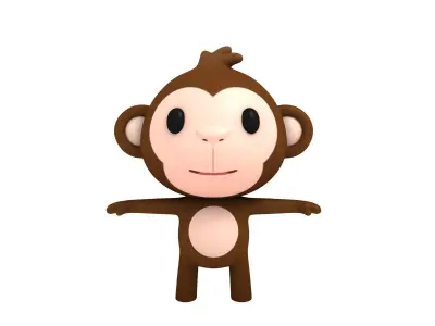 Little Monkey 3D model