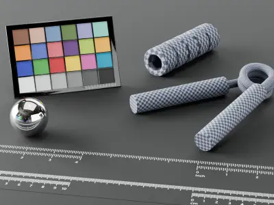 Set of Handgrips 3D model