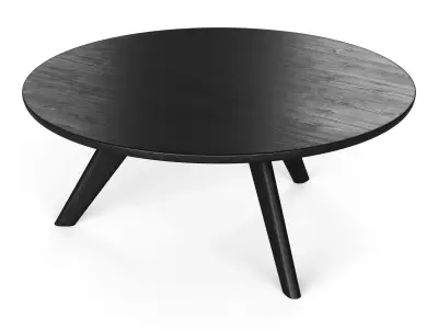 Round coffe table 3D model purchase
