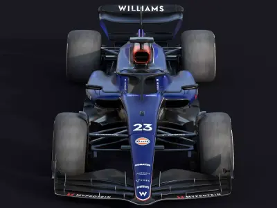 F1 Williams FW46 2024 3D model