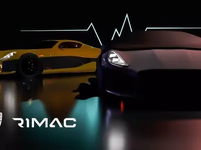 Rimac One Concept  Low-poly 3D model