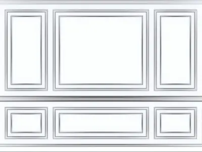 Wall molding 3D model