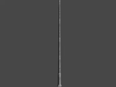 Streetlight street lamp Low-poly 3D model