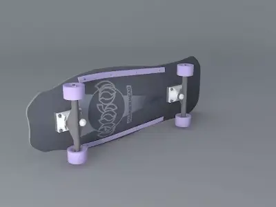 Christian Hosoi Hammerhead skateboard Free 3D model