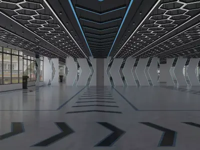 Car Dealership Office 3D model