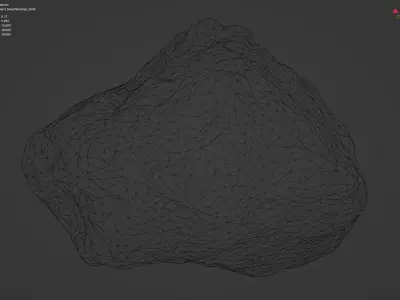 Smooth Granite2 - 8K Textures - 6 Resolutions  Low-poly 3D model