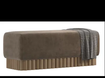  Aemilius Bench By Baker 3D model