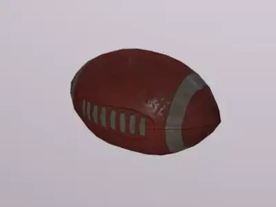 American FootBall Ball Low-poly 3D model buy