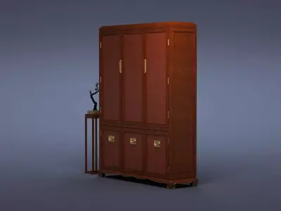 cabinet cabinet wardrobe sofa bed table bookshelve 3D model