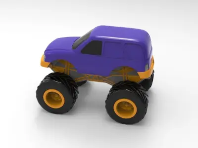 Monster truck 3D model
