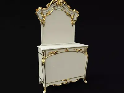 cabinet with mirror 3D model