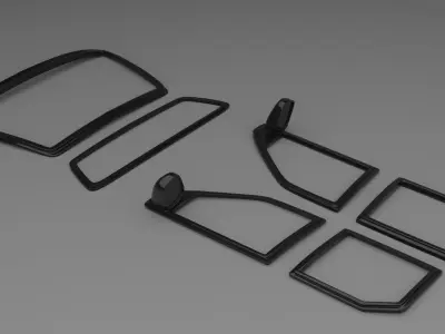 2005 Nissan Navara 3D print model