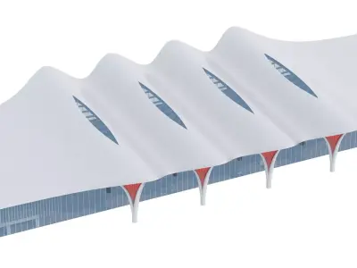 railway station 3D model