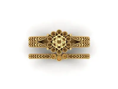 Jewelry ring 012 3D print model