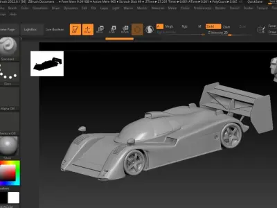 jaguar xjr 14 3D Print Model 3D print model