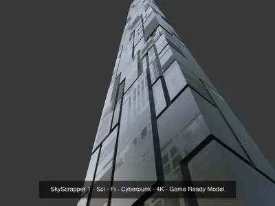 Sci - Fi - Cyberpunk objects and Buildings Collection