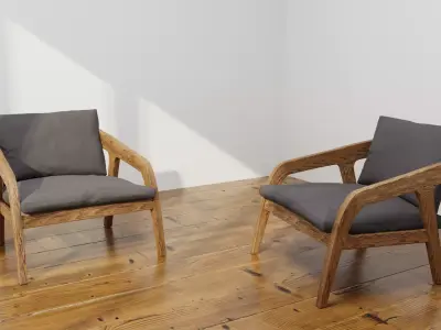 Furniture - Modern Lounge Chair Free 3D model