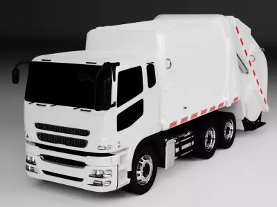 Garbage Truck 3D model