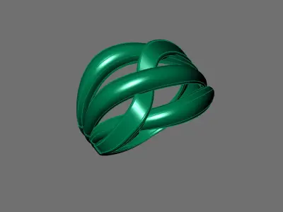 Plain Ring Women Ready STL 3DM Models Womens Rings 3D models 3D print model