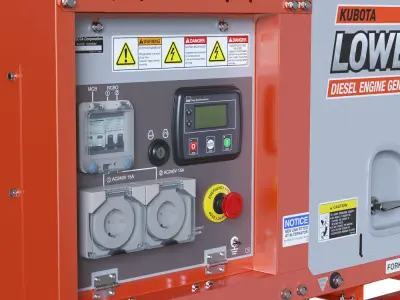 Generator Kubota Lowboy 3D model