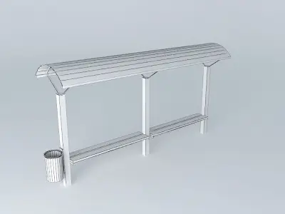 Bus stop  Free 3D model