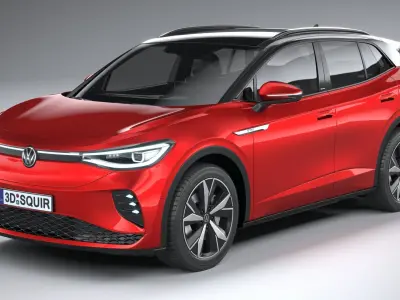 Volkswagen ID4 GTX 2022 3D model