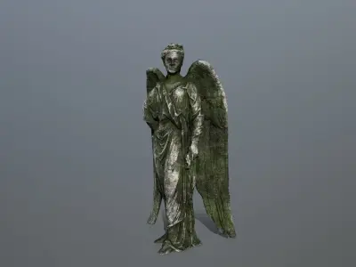 Angel Statue 5 Low-poly 3D model purchase