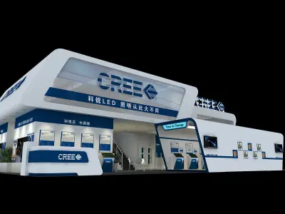 Exhibition - Area - 24X12-3DMAX2012-017 3D model