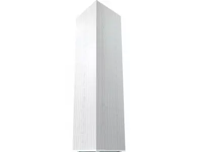 Modern White Skyscraper model pack Low-poly 3D model