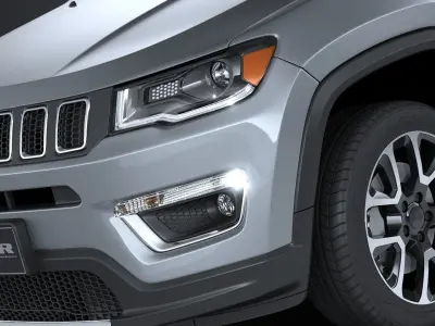 Jeep Compass Limited 2017 3D model