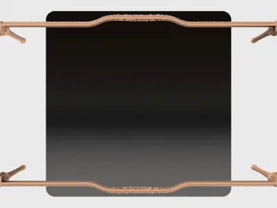 Carved dinner table for cnc 15 3D model