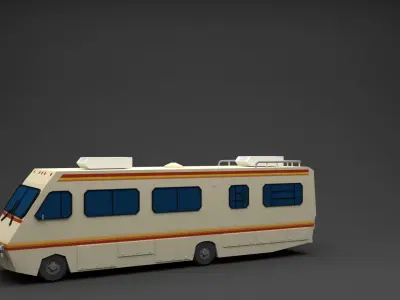 Breaking Bad  Fletwood Rv 1986 3D model