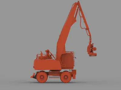 Sennebogen 718 wheel 3D print model