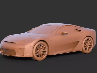 Lexus LFA 3D print model