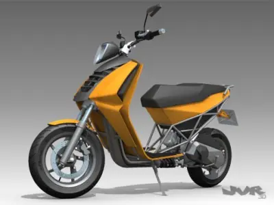 Albura concept scooter 3D model
