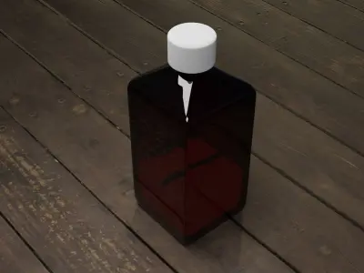 Promethazine bottle 3D model