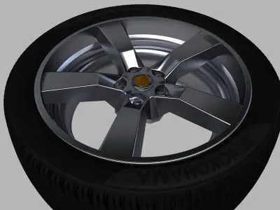 Wheel Autobot BumbleBee 3D model