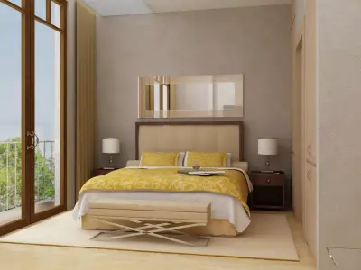 Suite Bed Room 3D model