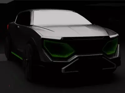  Futuristic Vision Concept SUV 3D model