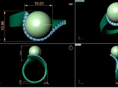 Fancy Ring 3D print model