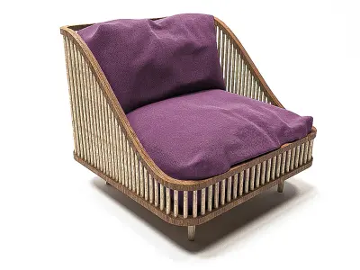 Noble Chic Chair Free low-poly 3D model